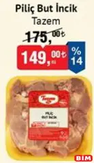 TAZEM PİLİÇ BUT İNCİK KG TAZEM PİLİÇ BUT İNCİK KG